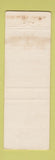 Matchbook Cover - Boone State Bank Trust  WEAR