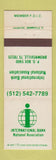 Matchbook Cover - International Bank National Association Brownsville TX