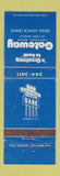 Matchbook Cover - Gateway National Bank Fort Worth TX WEAR