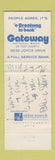 Matchbook Cover - Gateway National Bank Fort Worth TX WEAR