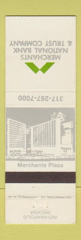 Matchbook Cover - Merchants National Bank Trust Indianapolis IN