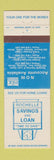 Matchbook Cover - Rochelle Savings and Loan Stillman Valley Oregon IL WEAR