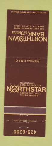 Matchbook Cover - Northstar Bank of Decatur IL