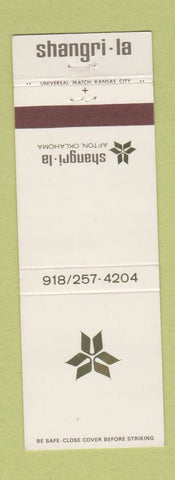 Matchbook Cover - Shangri La Afton OK