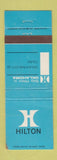 Matchbook Cover - Hilton Hotel Tulsa OK Oklahoma City