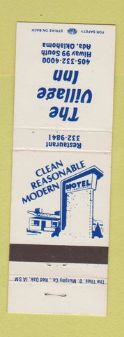 Matchbook Cover - The Village Inn Ada OK