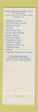Matchbook Cover - Fountainhead Resort Hotel Checotah OK