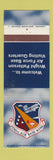 Matchbook Cover - Wright Patterson Air Force Base 2750th Air Base Wing