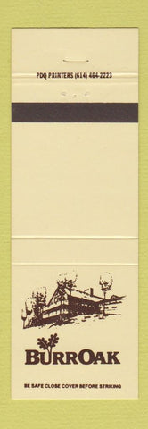 Matchbook Cover - Burr Oak Lodge Glouster OH