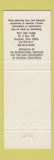 Matchbook Cover - Burr Oak Lodge Glouster OH