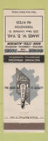 Matchbook Cover - James Vail Torrington CT Raynor Doors