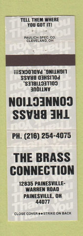 Matchbook Cover - The Brass Connection Painesville OH