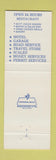 Matchbook Cover - Clearfield Auto Truck Plaza Clearfield PA