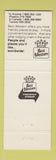 Matchbook Cover - New Kings Inn Salem OR Best Western
