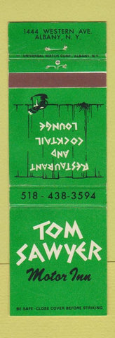 Matchbook Cover - Tom Sawyer Motor Inn Albany NY