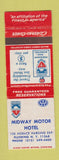 Matchbook Cover - Midway Motor Hotel Flushing NY