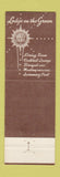 Matchbook Cover - Lodge on the Green Painted Post NY
