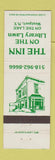 Matchbook Cover - The Inn on the Library Lawn Westport NY