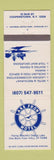 Matchbook Cover - Lake Front Motel Cooperstown NY