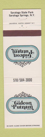 Matchbook Cover - Gideon Putnam Hotel Saratoga Springs NY