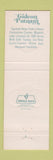 Matchbook Cover - Gideon Putnam Hotel Saratoga Springs NY
