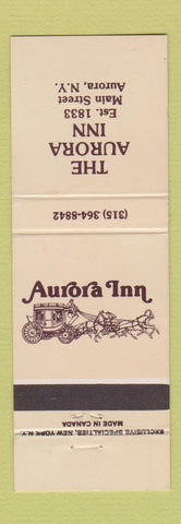 Matchbook Cover - Aurora Inn Aurora NY