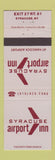 Matchbook Cover - Syracuse Airport Inn NY