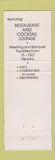 Matchbook Cover - Syracuse Airport Inn NY