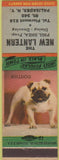Matchbook Cover - New Lantern Palisades NY Bulldog