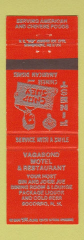 Matchbook Cover - Vagabond Motel Restaurant Socorro NM Chinese