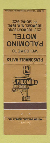 Matchbook Cover - Palomino Motel Tucumcari NM