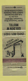 Matchbook Cover - Golden W Motel Tucumcari NM WEAR