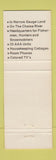 Matchbook Cover - Elk Horn Motor Lodge Restaurant Chama NM
