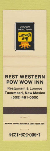 Matchbook Cover - Best Western Pow Pow Inn Tucumcari NM