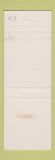 Matchbook Cover - Tory's Restaurant Albuquerque NM WEAR