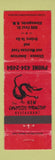 Matchbook Cover - New Chinese Dragon Restaurant Alamogordo NM wORN