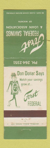 Matchbook Cover - First Federal Savings Loan Wichita KS
