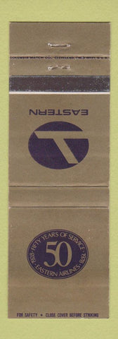 Matchbook Cover - Eastern Airlines 50th 1978