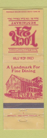 Matchbook Cover - Lock 24 Restaurant Elkton OH WEAR