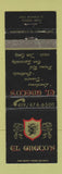 Matchbook Cover - El Greco's Restaurant Toledo OH