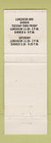 Matchbook Cover - Columbian House Waterville OH