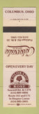 Matchbook Cover - Colorado Rose Cattle Columbus OH WEAR