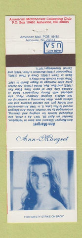 Matchbook Cover - American Matchcover Club Ann Margret