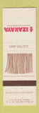 Matchbook Cover - Izakaya Japanese Restaurant New York City