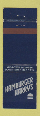 Matchbook Cover - Hamburger Harry's New York City WEAR