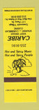 Matchbook Cover - Caribe West Indian Spanish Restaurant New York City