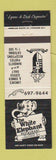 Matchbook Cover - White Elephant Restaurant Canastota NY