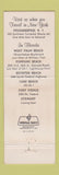 Matchbook Cover - Gentleman Jim's Pompano Beach Boynton Juno Fort Pierce FL WEAR