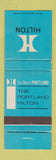 Matchbook Cover - Hilton Hotel Portland OR WEAR