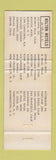 Matchbook Cover - Hilton Hotel Portland OR WEAR